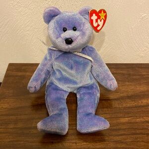 💜 5/$16 💜 NWT 1999 Clubby II Beanie Baby with two